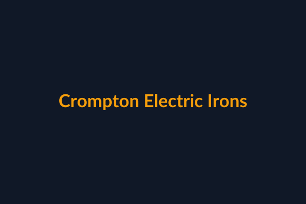 Crompton Electric Irons available at Raguveer Electric Talala